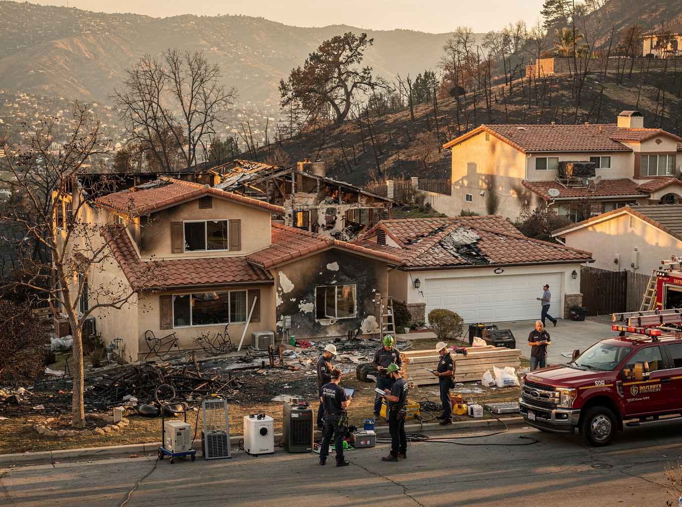 Cost Factors for Restoring Homes Near Topanga Canyon After Fire