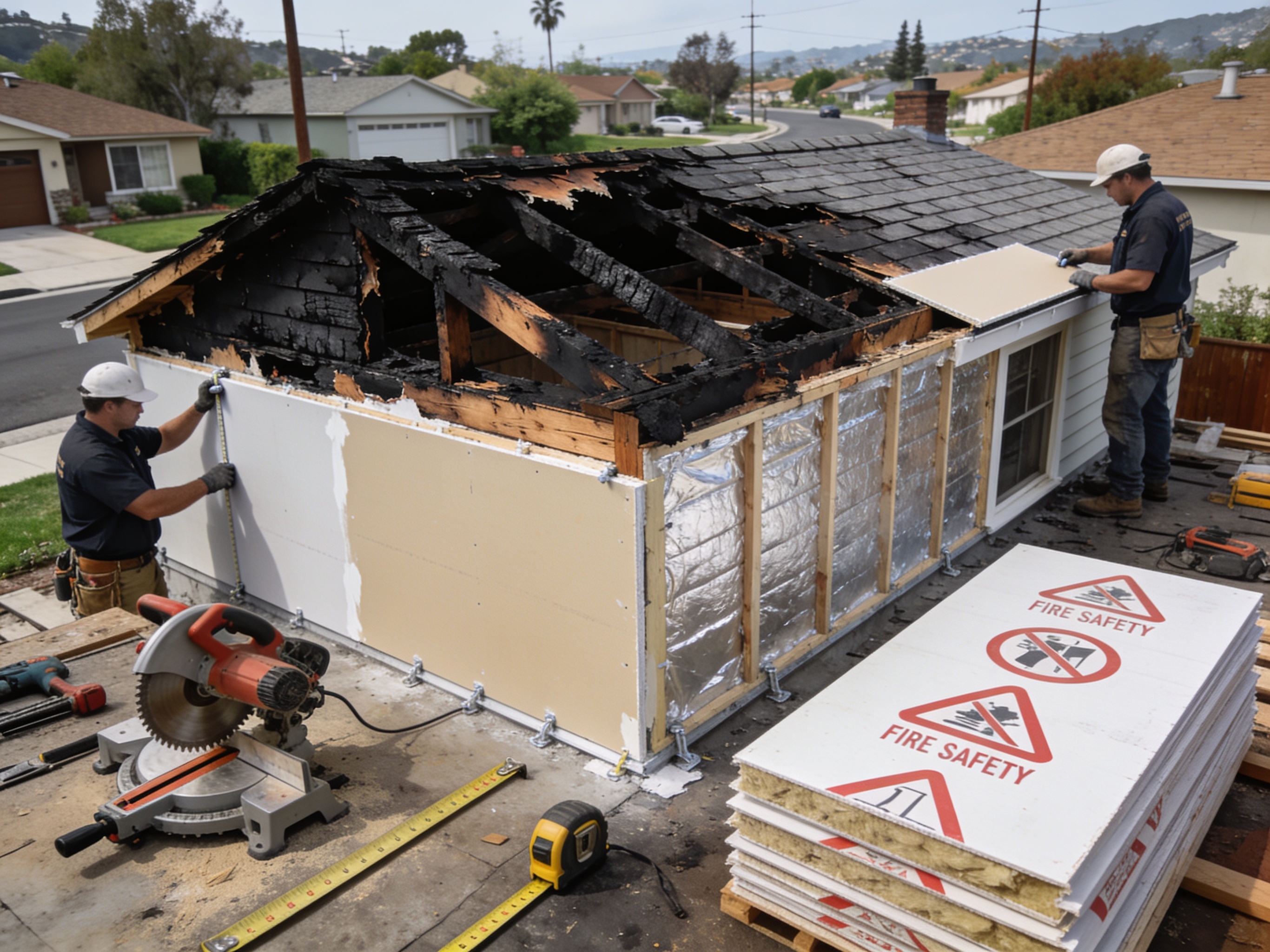 How Local Building Codes Affect Fire Damage Repairs in Woodland Hills