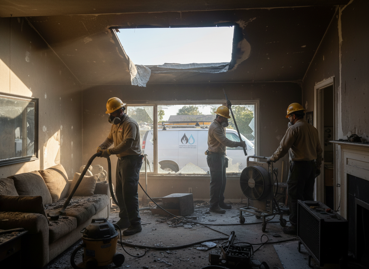 Fire Damage Restoration  in Tarzana