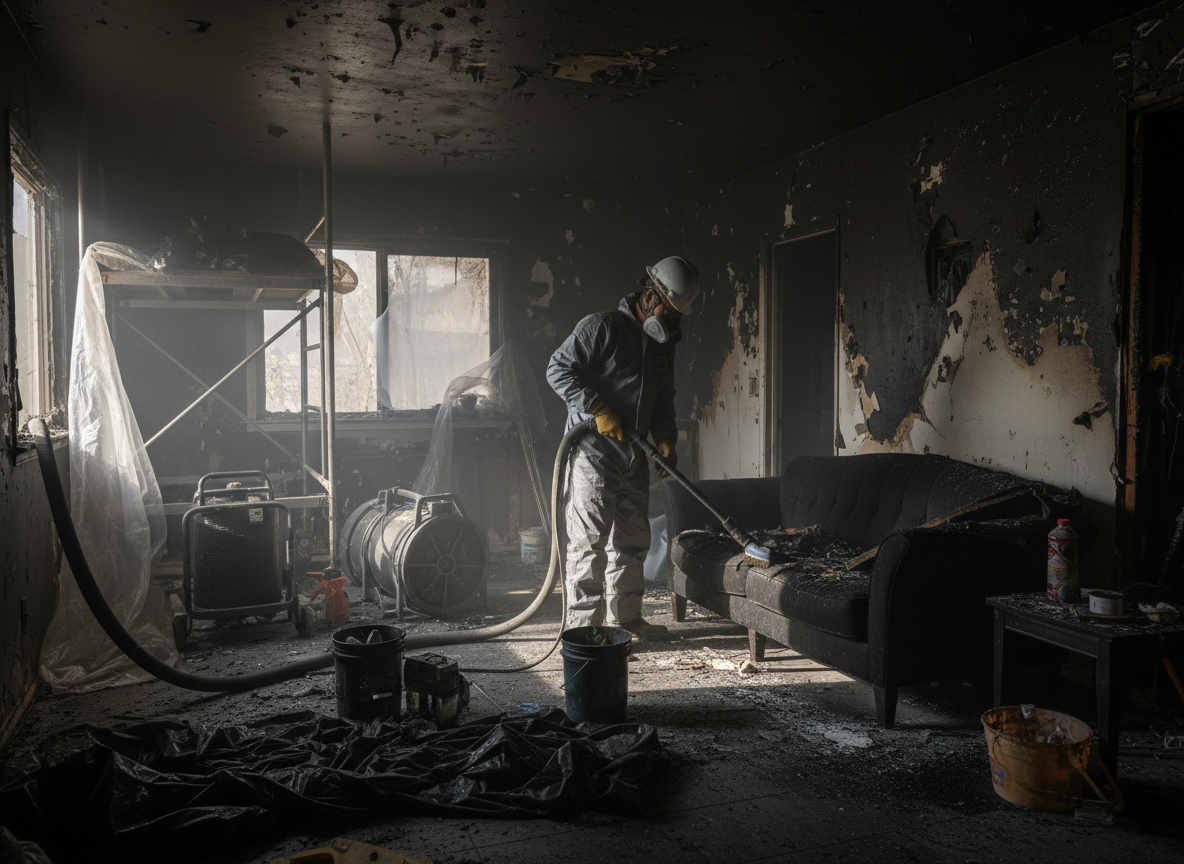 Fire and Smoke Damage Restoration in Woodland Hills, CA