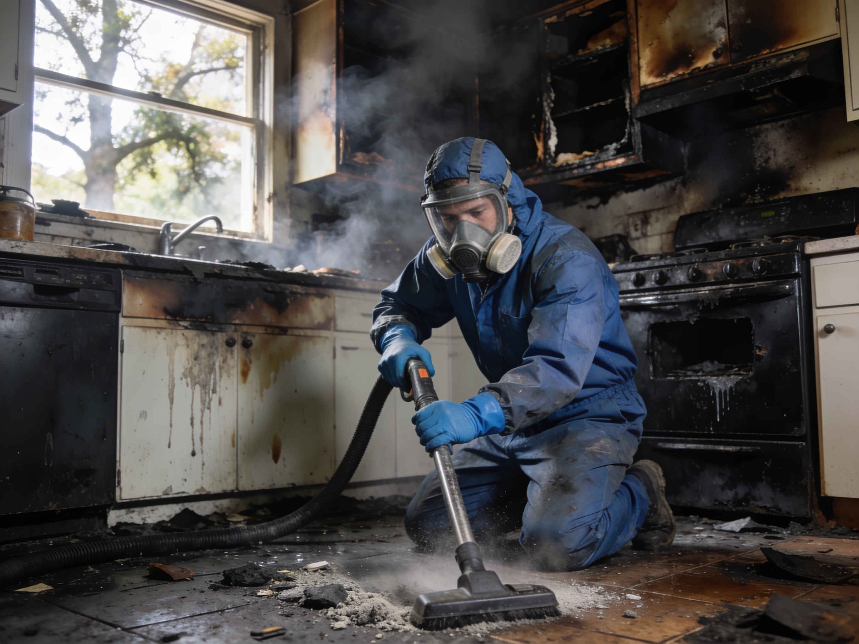 Kitchen Fire Cleanup in Woodland Hills, CA