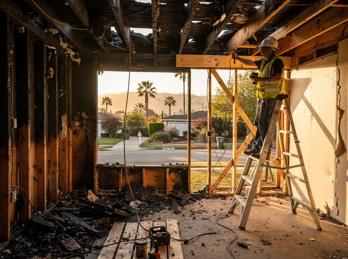 Fire Damage Restoration  in Winnetka